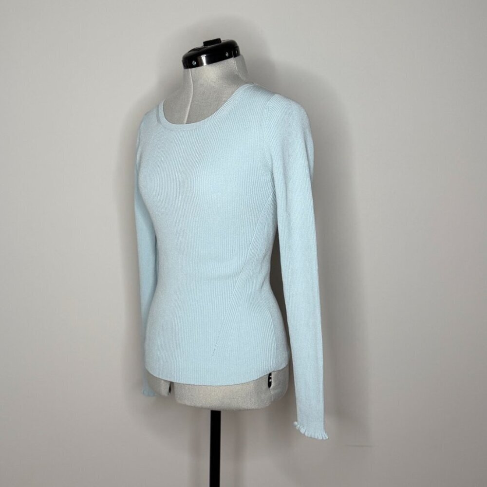 Ann Taylor Ruffle Cuff Sweater - Picture 2 of 6